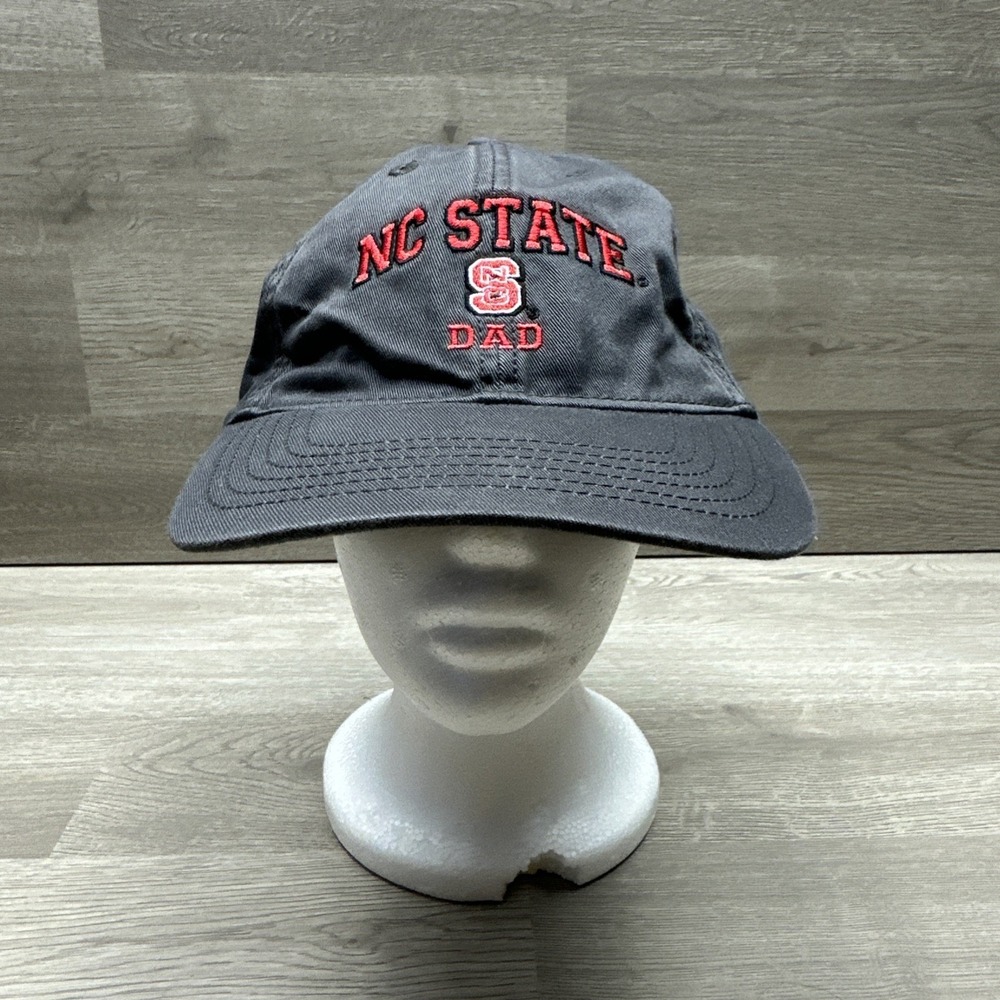 LEGACY NC STATE‎ EMBROIDED "DAD" HAT. Adjustable Back Breathable Very Nice